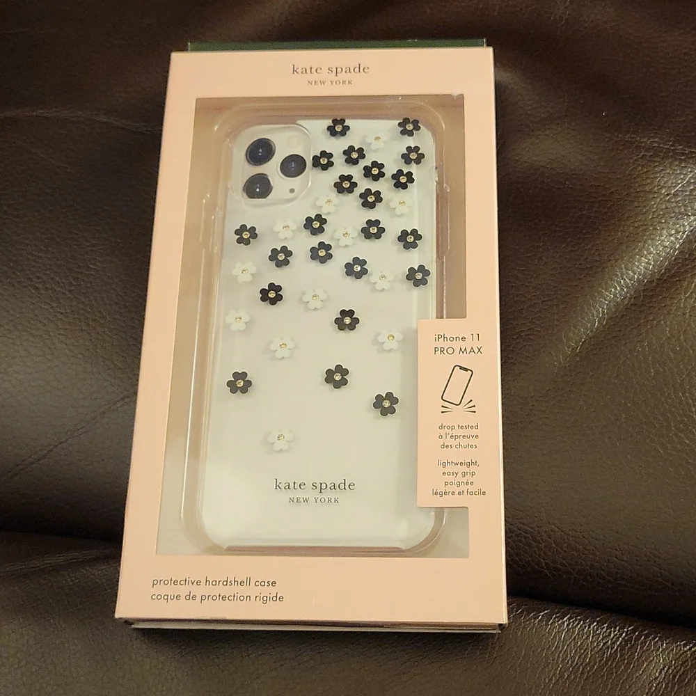 Kate Spade clear protective hardshell case iPhone 11 Pro Max floral New In Box…